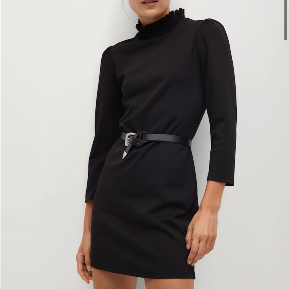 NWT: Mango Elastic neck dress